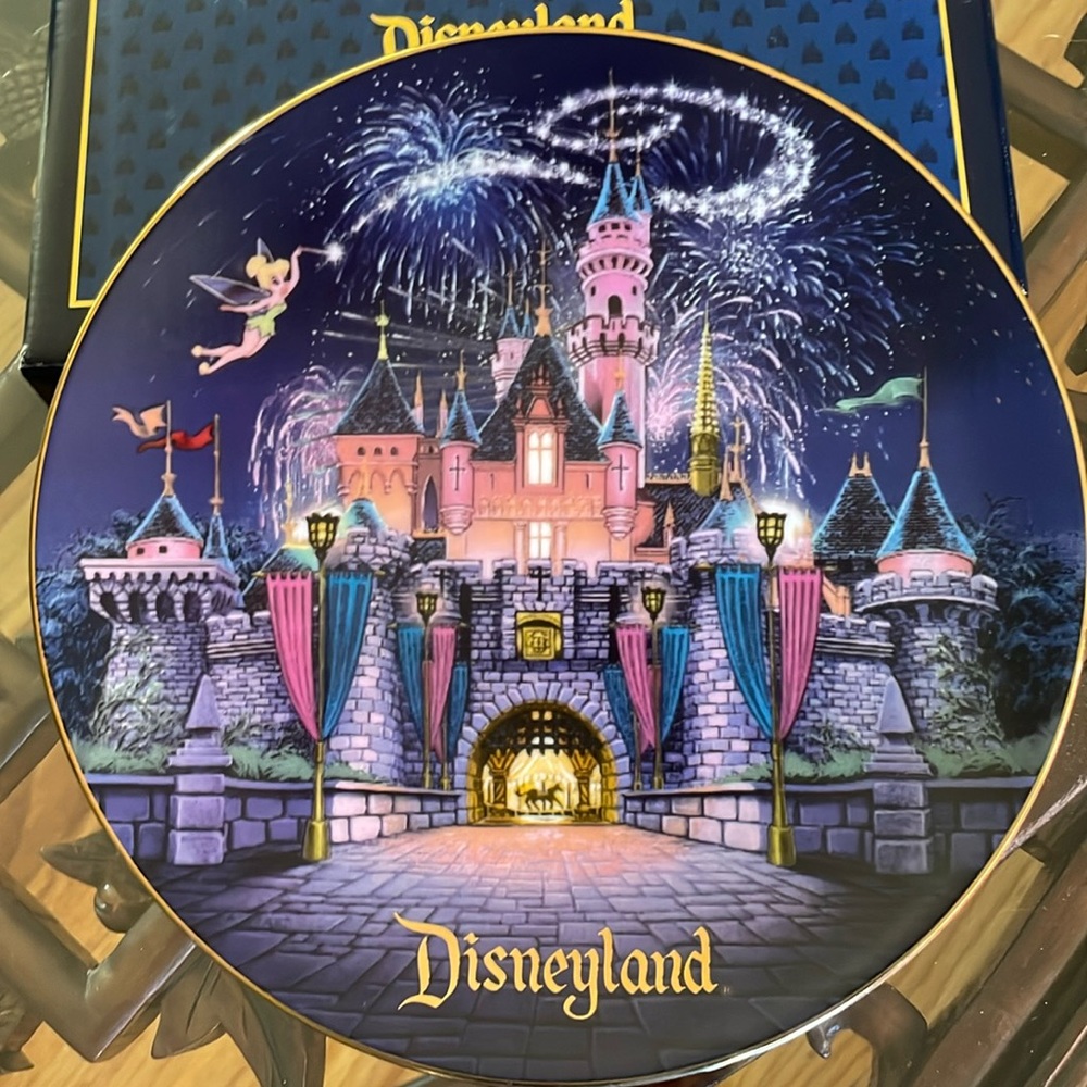 Sleeping Beauty castle plate